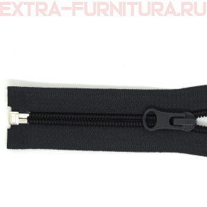 Молния Спираль разъемная дл. 65см, Т5, цв. черный, бегунок груша