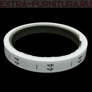 Размерник р-р 44, цв. белый, рул. 300 шт.