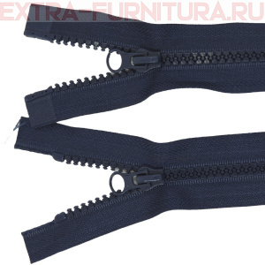 Молния Трактор Т5 2 замка 80см, цв.330 синий темный, LOGO