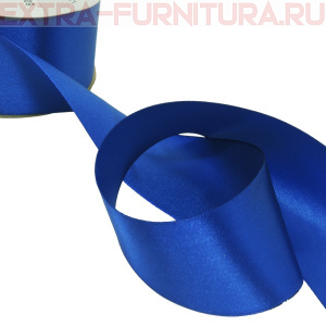 Лента атласная 50 мм цв.154 василек рул.27,42м