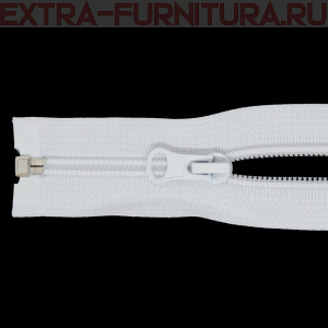 Молния Спираль разъемная дл. 65см, Т5, цв. белый LOGO
