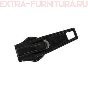 Бегунок-автомат к рулонной молнии тип 7, цв. черный