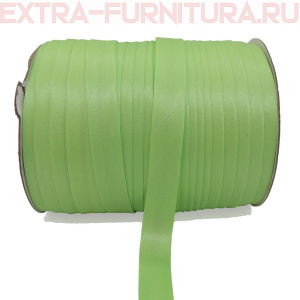 Косая бейка 16мм 132м цв.122 светло-зеленый ЕВРО