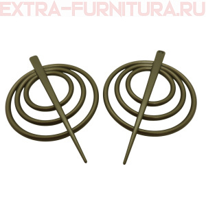 Заколки для штор "Круги", цв. №25, пара