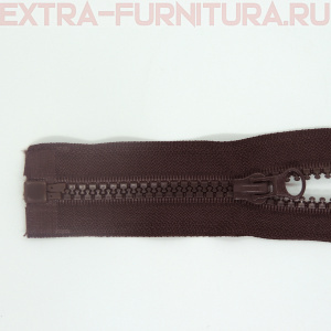 Молния Трактор Т5 1 замок 75см, цв.304 коричневый темный, LOGO