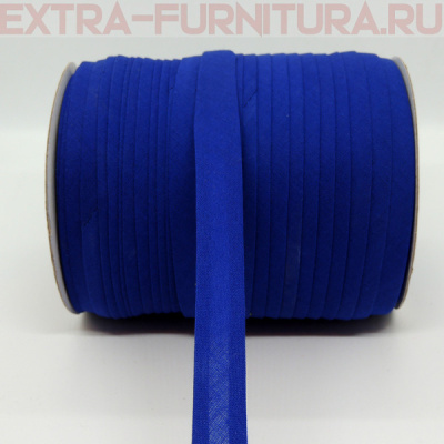 Косая бейка х/б  15мм 132м цв.223 синий 