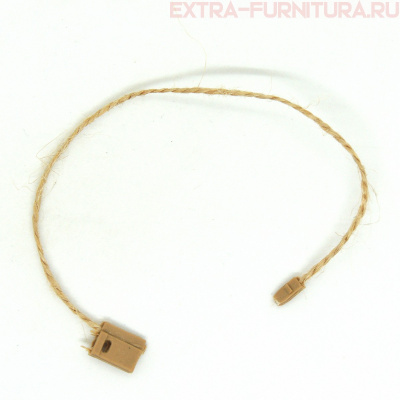 Микропломба для этикетки джутовая, уп.1000шт