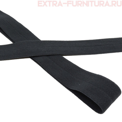 Резинка окантовочная 20мм цв.S075 темно-серый, матовая уп.1000м