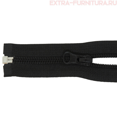 Молния Спираль разъемная Т5, дл. 220см, цв. черный LOGO