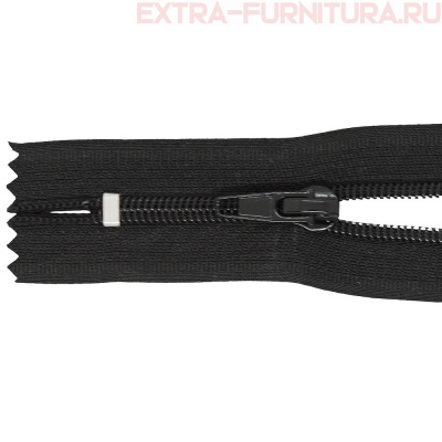 Молния Спираль неразъёмная Т5, дл.16см цв. черный, класс А 