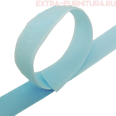 Лента контакт 25мм цв.голубой 5168 (25м)