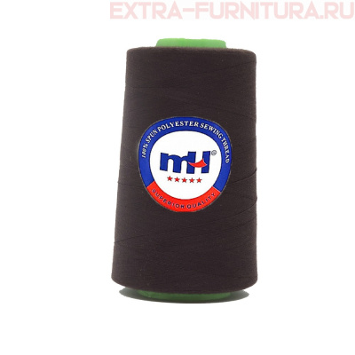 Нитки МН 40/2 п/э  5000 ярдов №498 т. коричневый