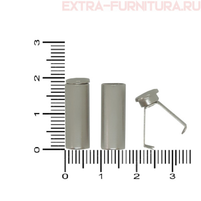 Наконечник для шнура 5,5мм, металл, арт.TBY OR 0305-5372, цв.матовый никель, уп.100шт